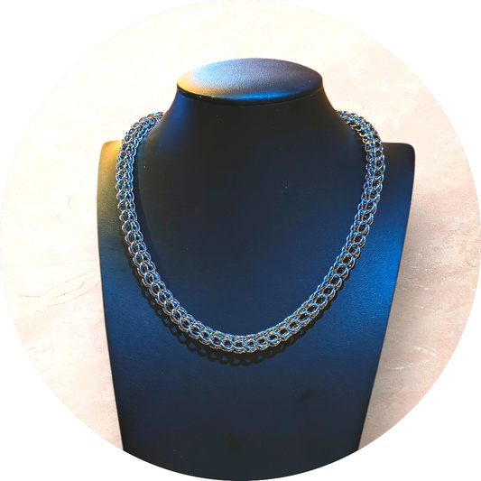 Handmade Persian Pattern Stainless Steel Chain