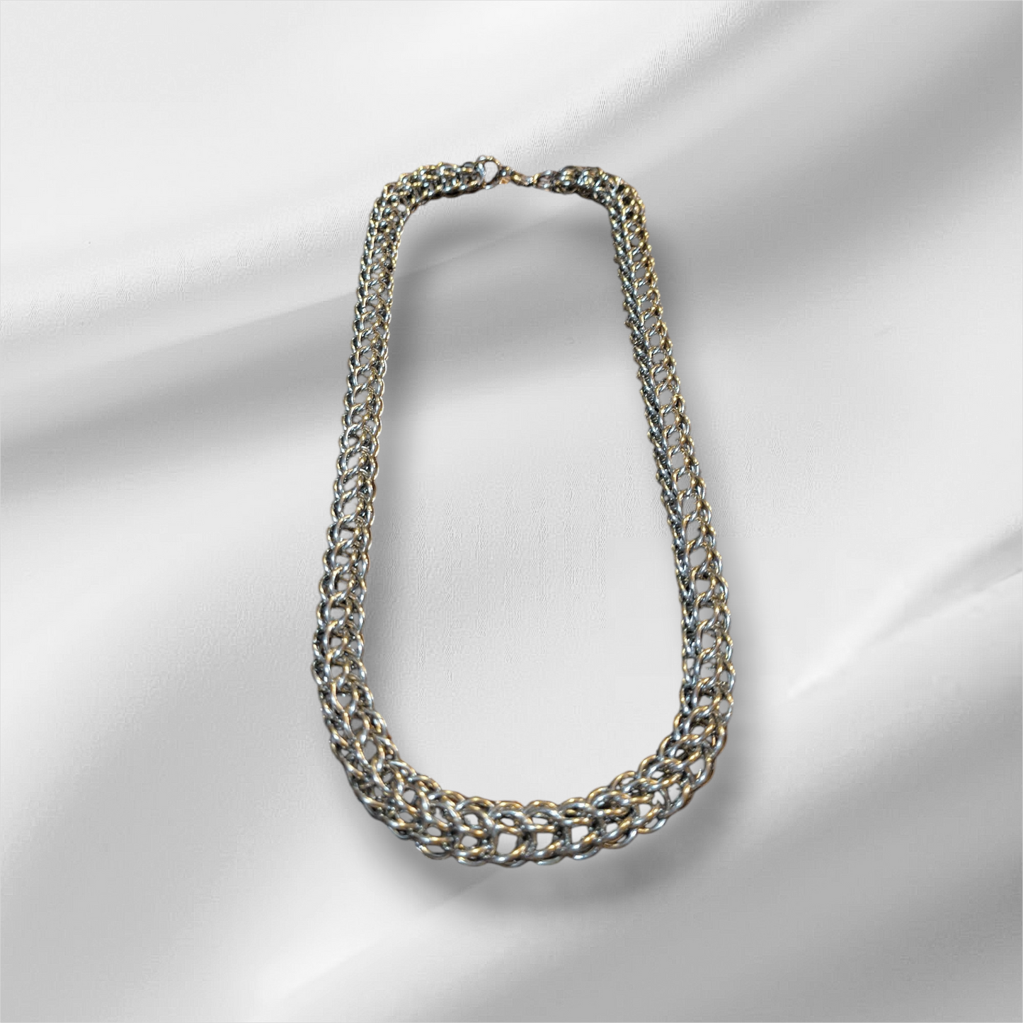 Handmade Persian Pattern Stainless Steel Chain