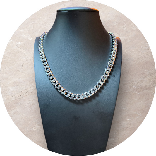 Cuban Pattern Stainless Steel Chain