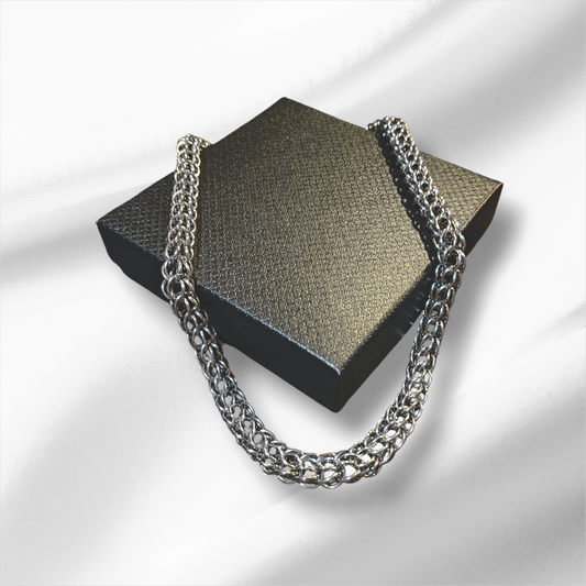 Handmade Persian Pattern Stainless Steel Chain